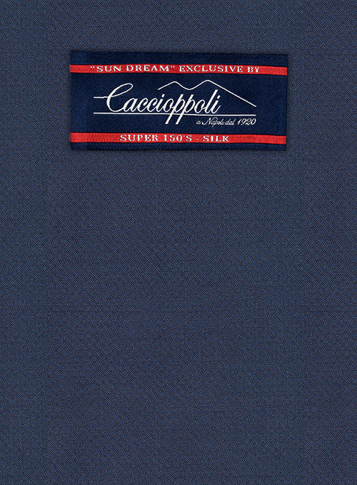 Caccioppoli Sun Dream Zoncci Blue Wool Silk Suit - Image 2
