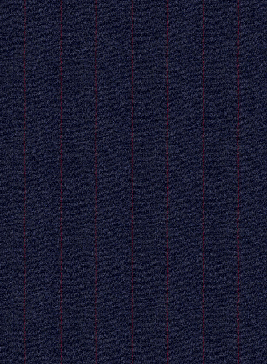 Caccioppoli Utoroa Blue Wool Pants - Image 3