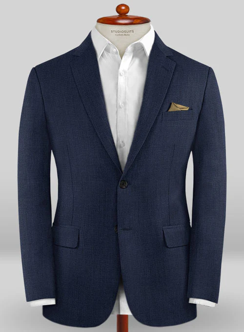Caccioppoli Wool Blue Sorne Suit - Image 3