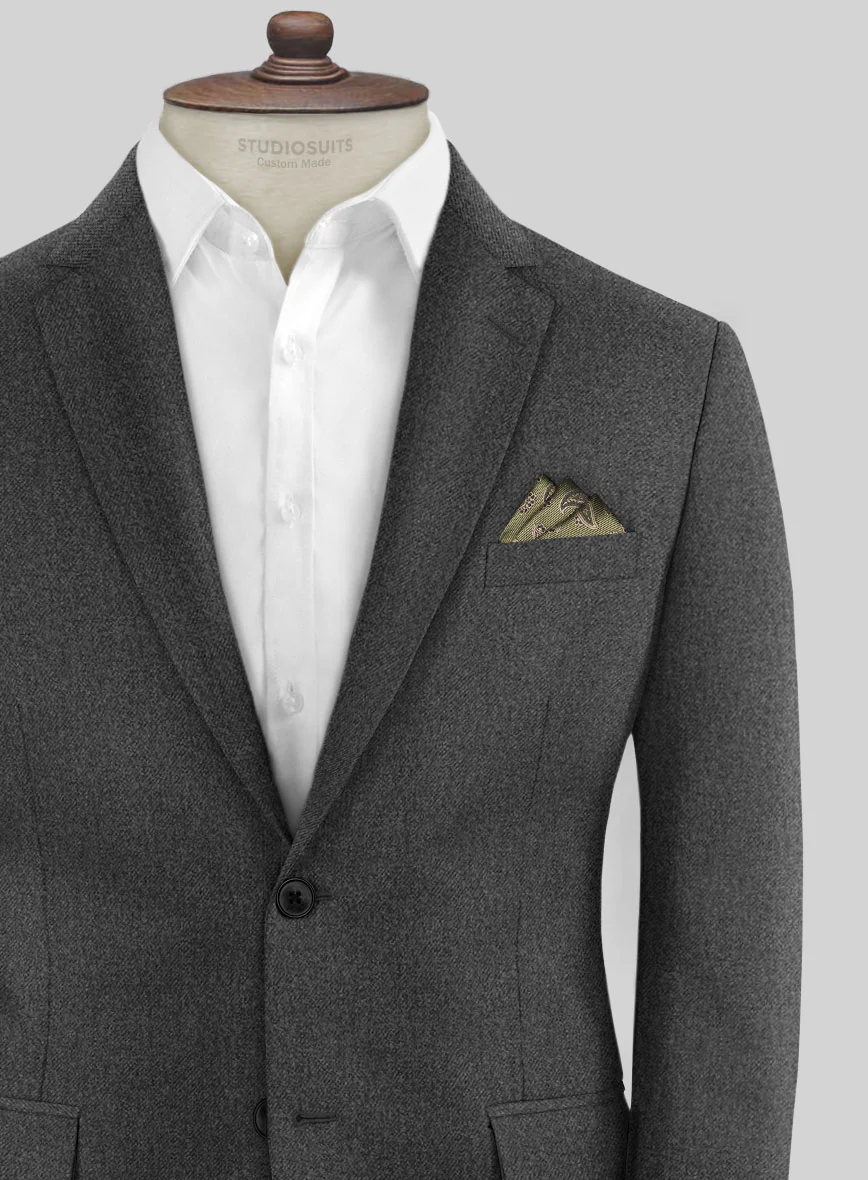Caccioppoli Yorge Iron Gray Wool Jacket - Image 2