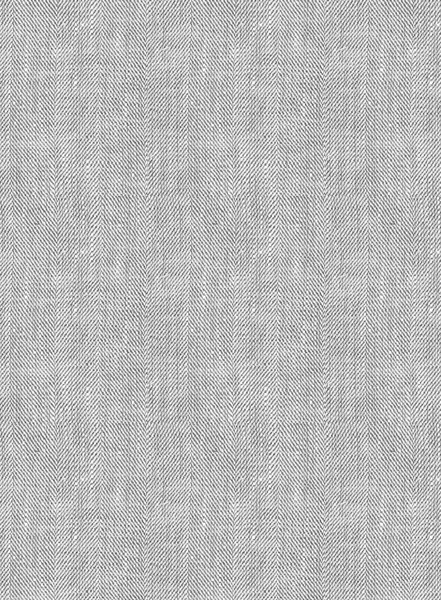 Campari Cloudy Gray Linen Jacket - Image 3