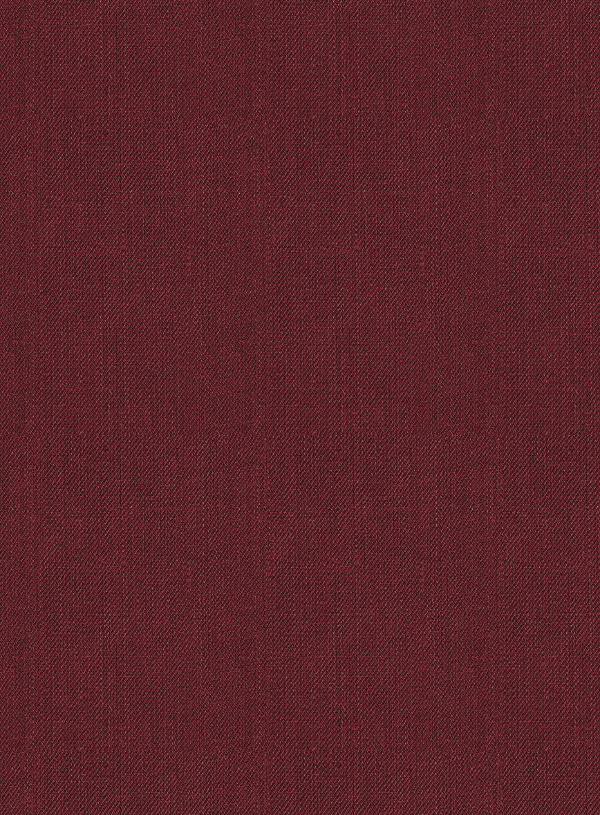 Campari Cranberry Linen Pants - Image 3