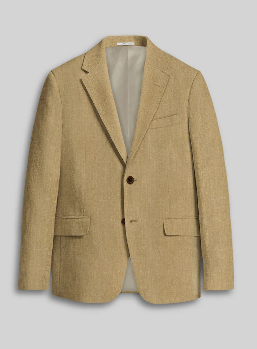 Campari Khaki Linen Jacket