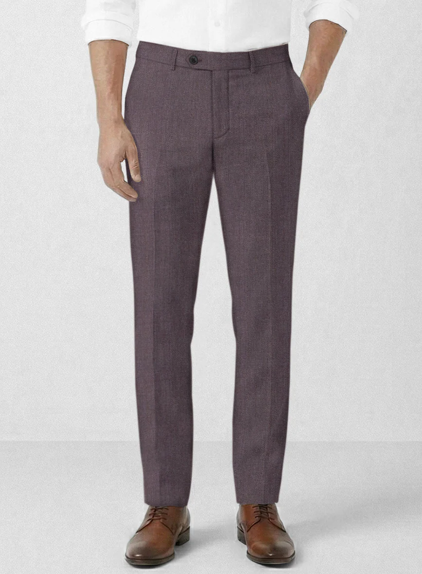Campari Mystic Mauve Linen Pants