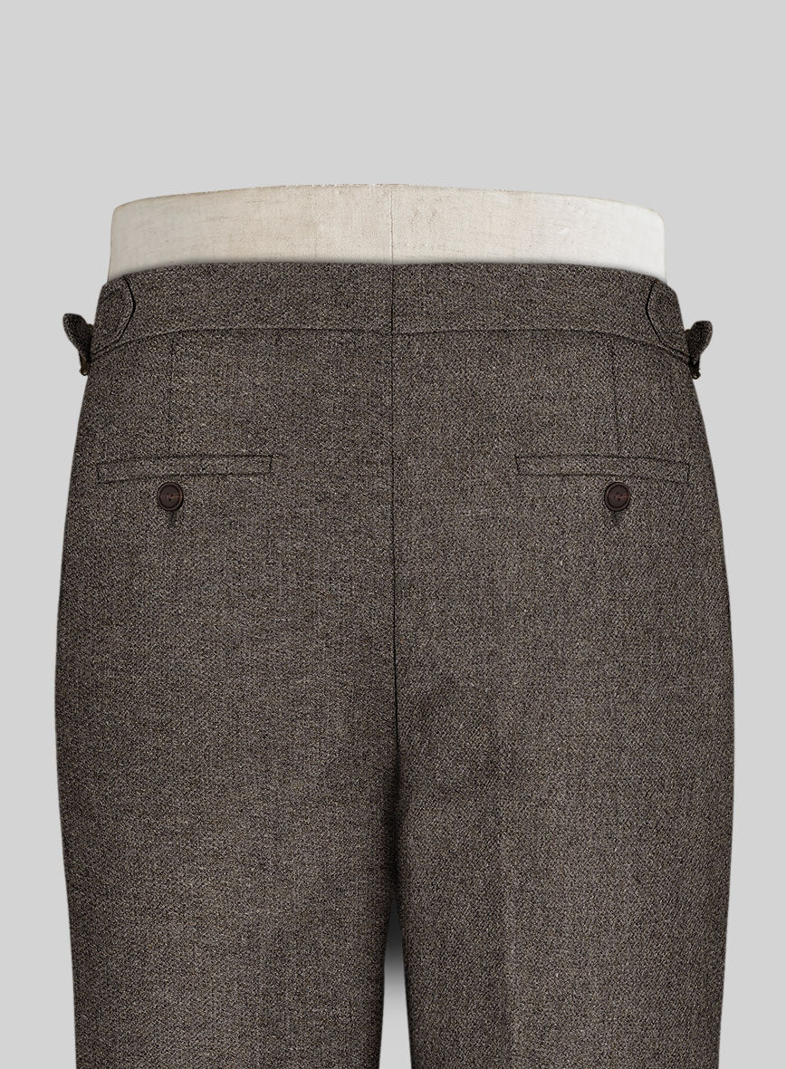Carre Brown Highland Tweed Trousers - Image 4