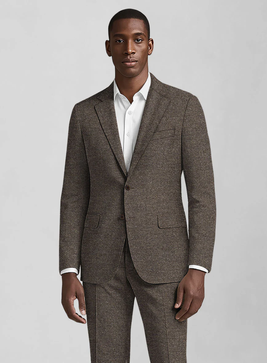 Carre Brown Tweed Jacket - Image 2