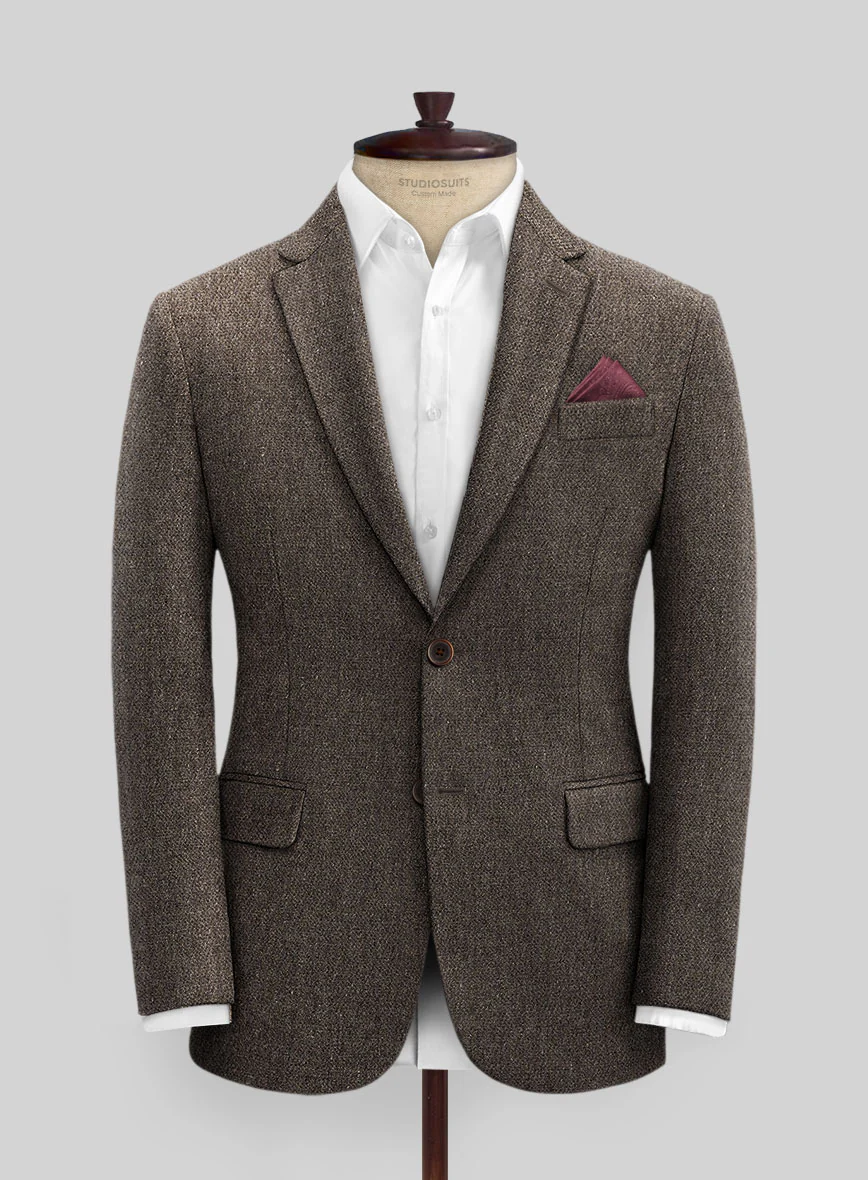 Carre Brown Tweed Jacket - Image 3