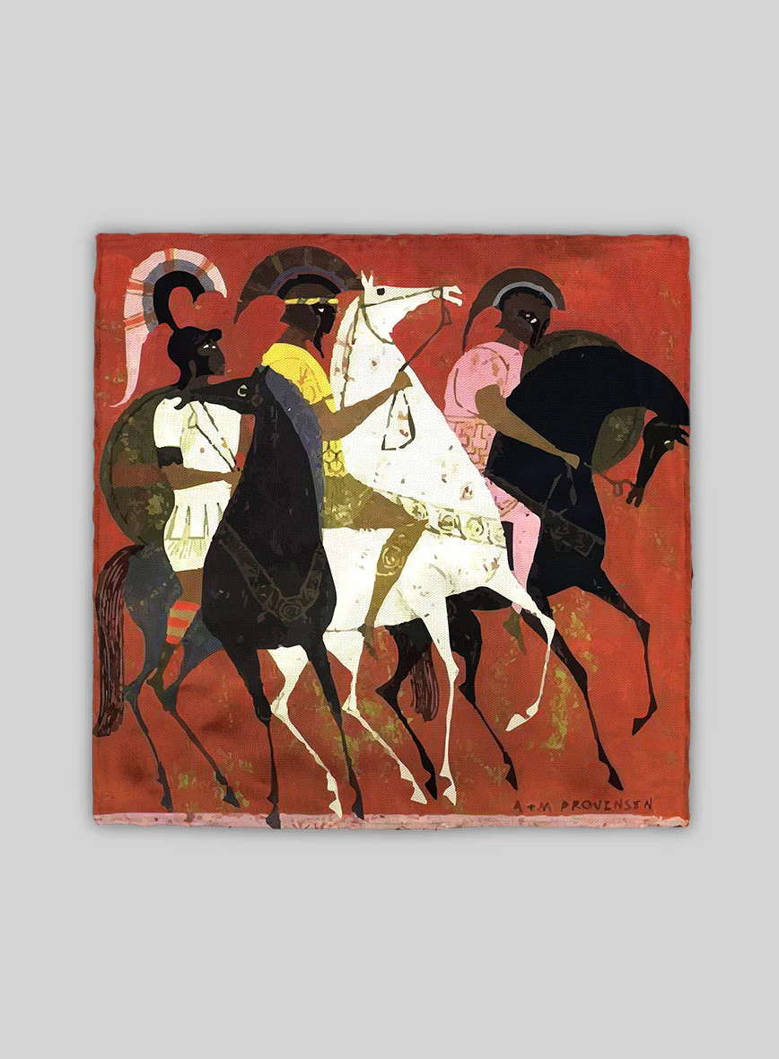 Cavalieri Silk Pocket Square - Image 3