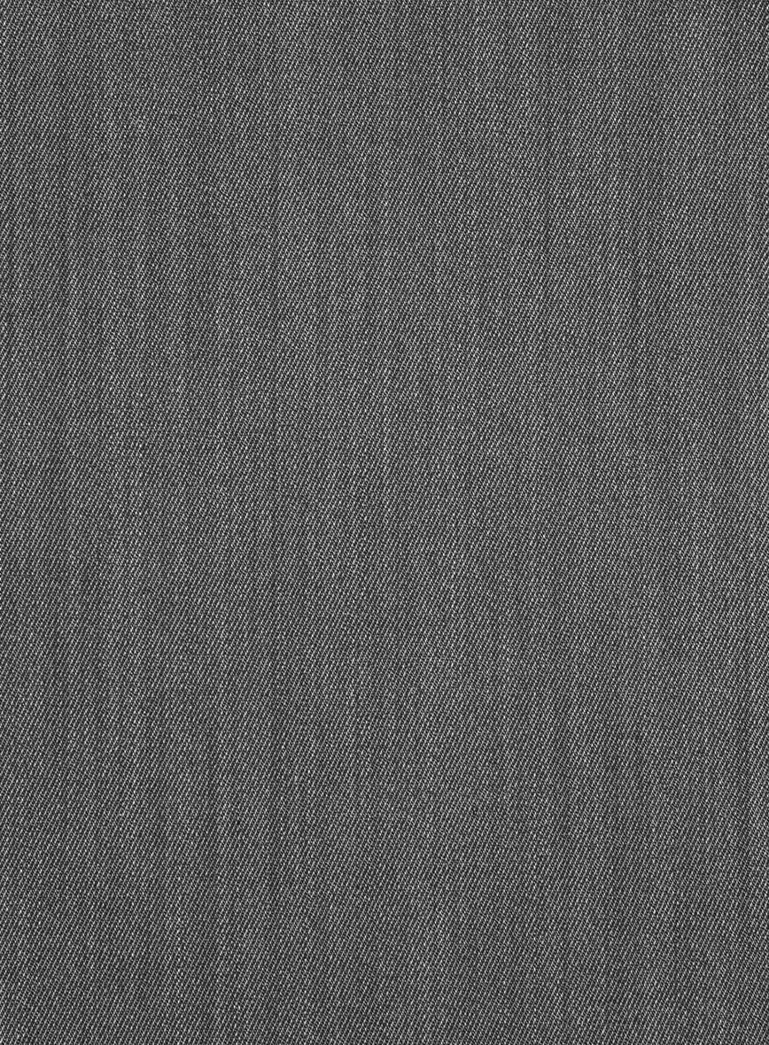 Cavalry Twill Gray Wool Jacket - Image 3