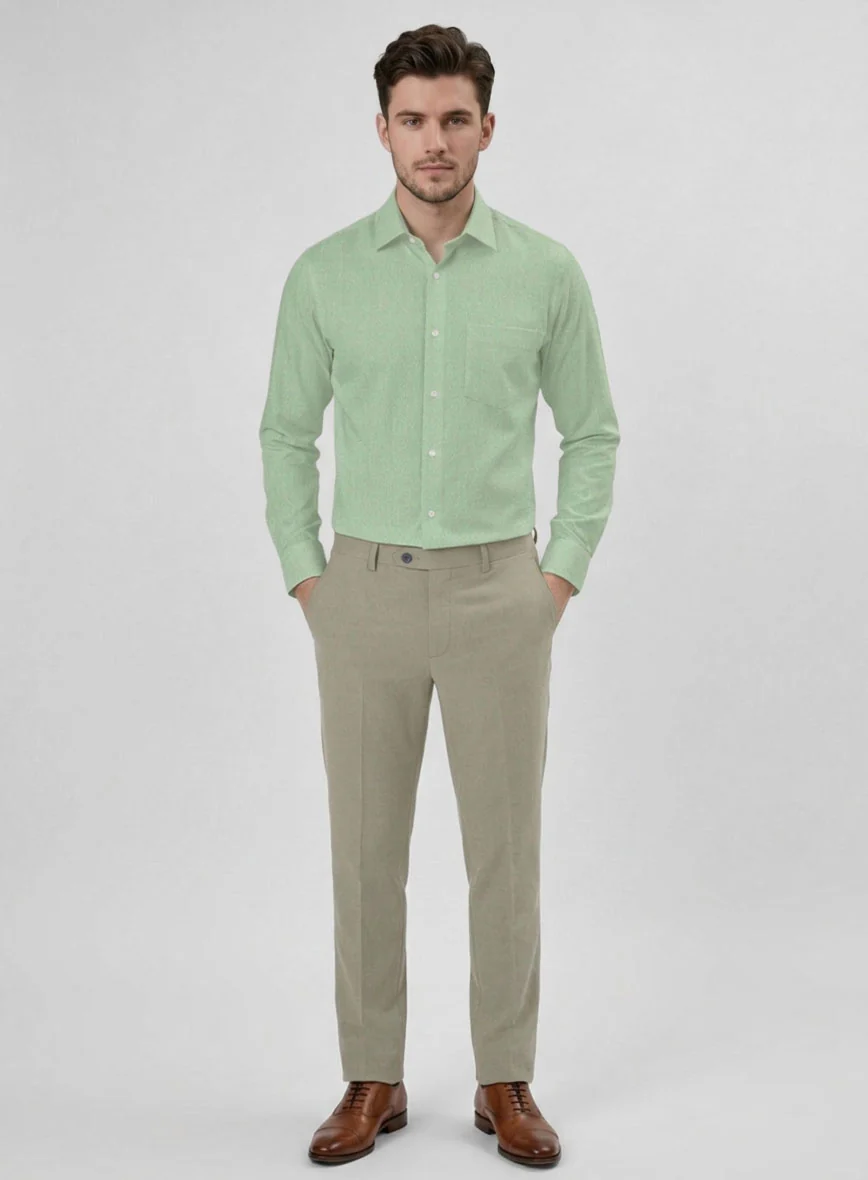 Cedar Moss Dobby Cotton Shirt - Image 4