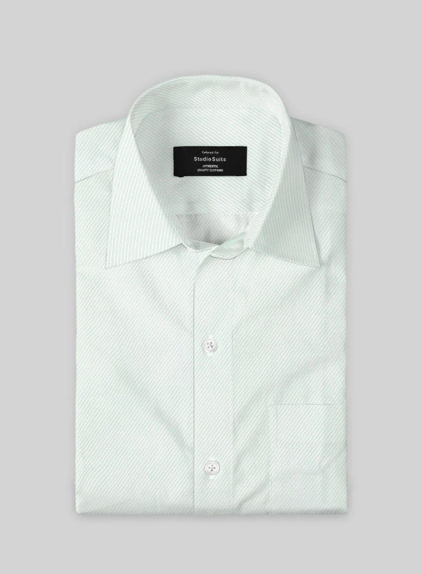 Celadon Crest Cotton Shirt - Image 2