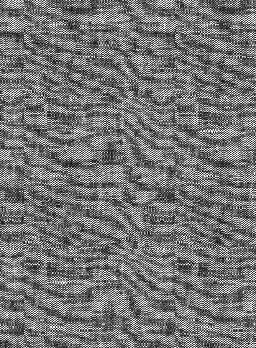 Chambray Black Linen Pants - Image 4