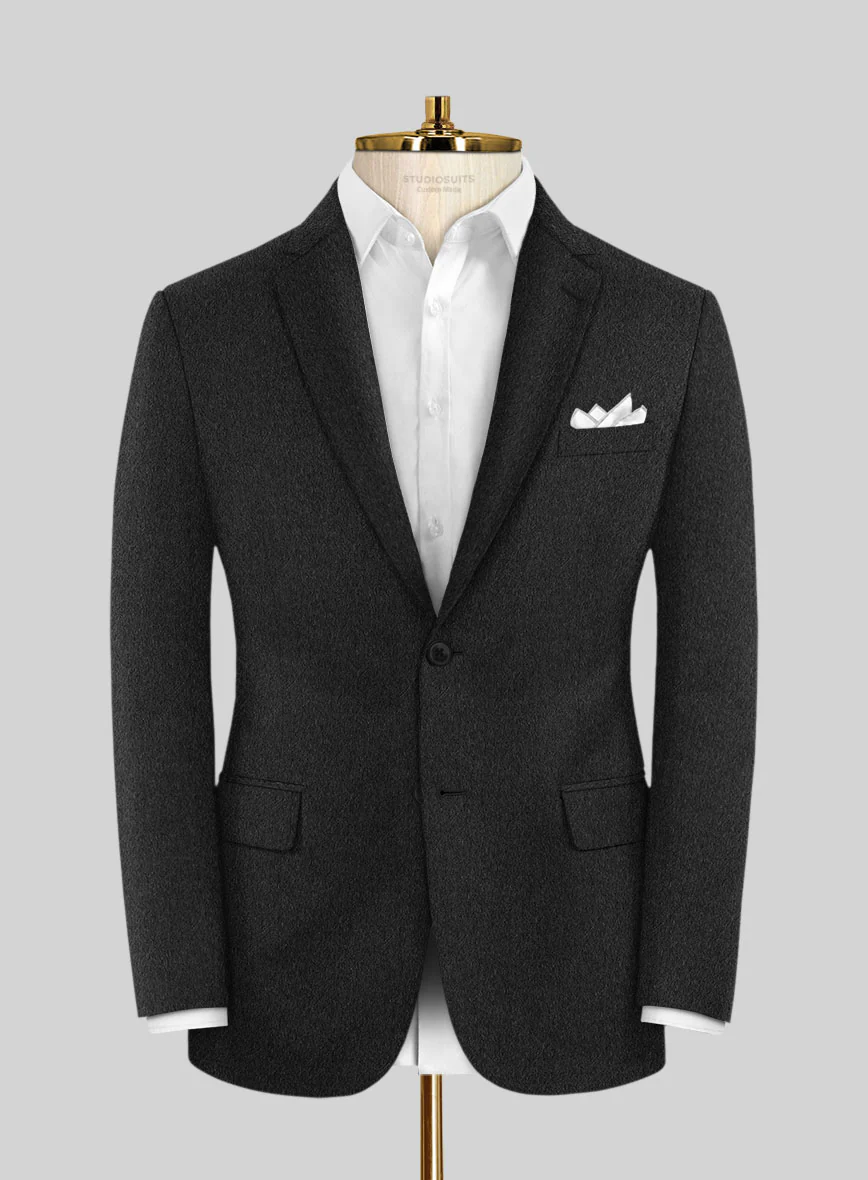 Charcoal Cashmere Jacket