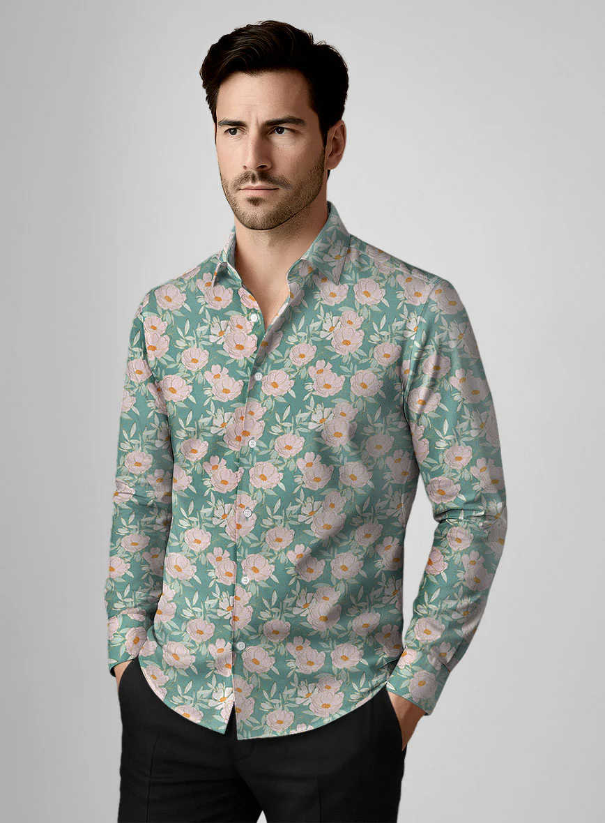 Cira Silk Cotton Shirt - Image 2