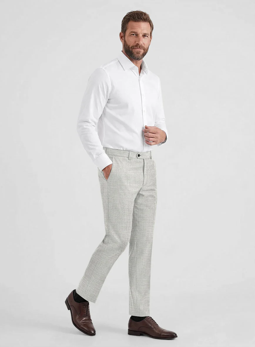 Cloud Gray Wool Suit - Image 7