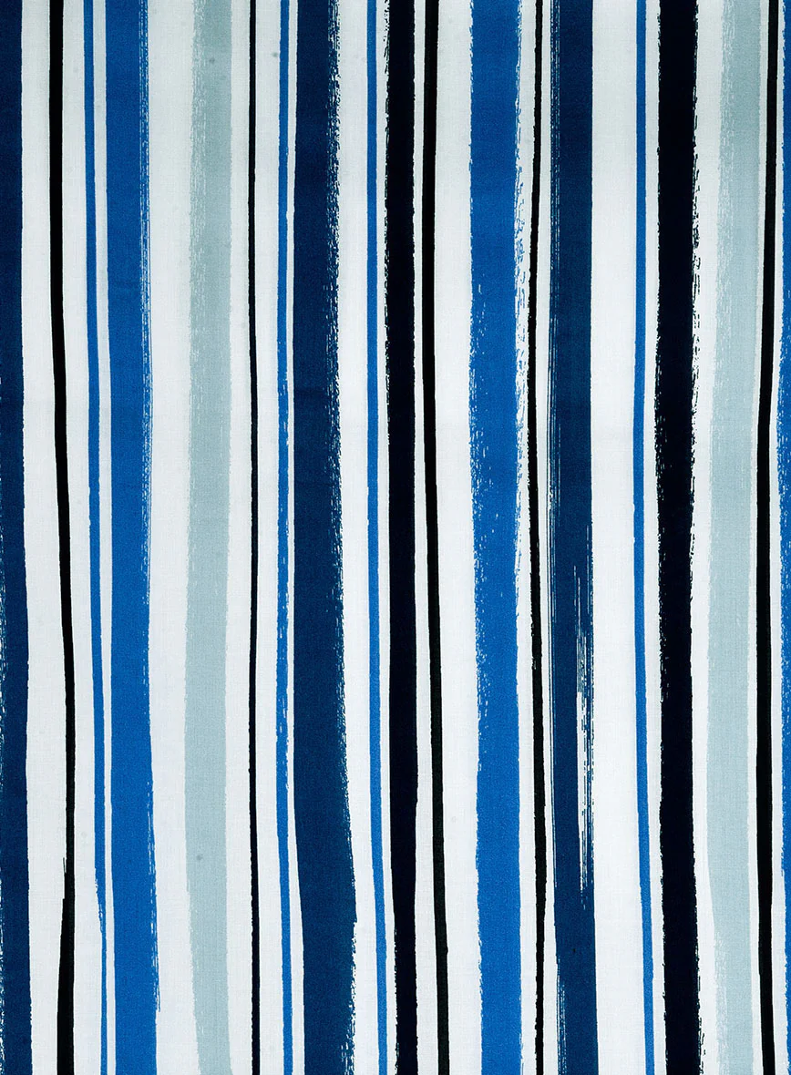Coastal Stripe Cotton Shirt - Image 4
