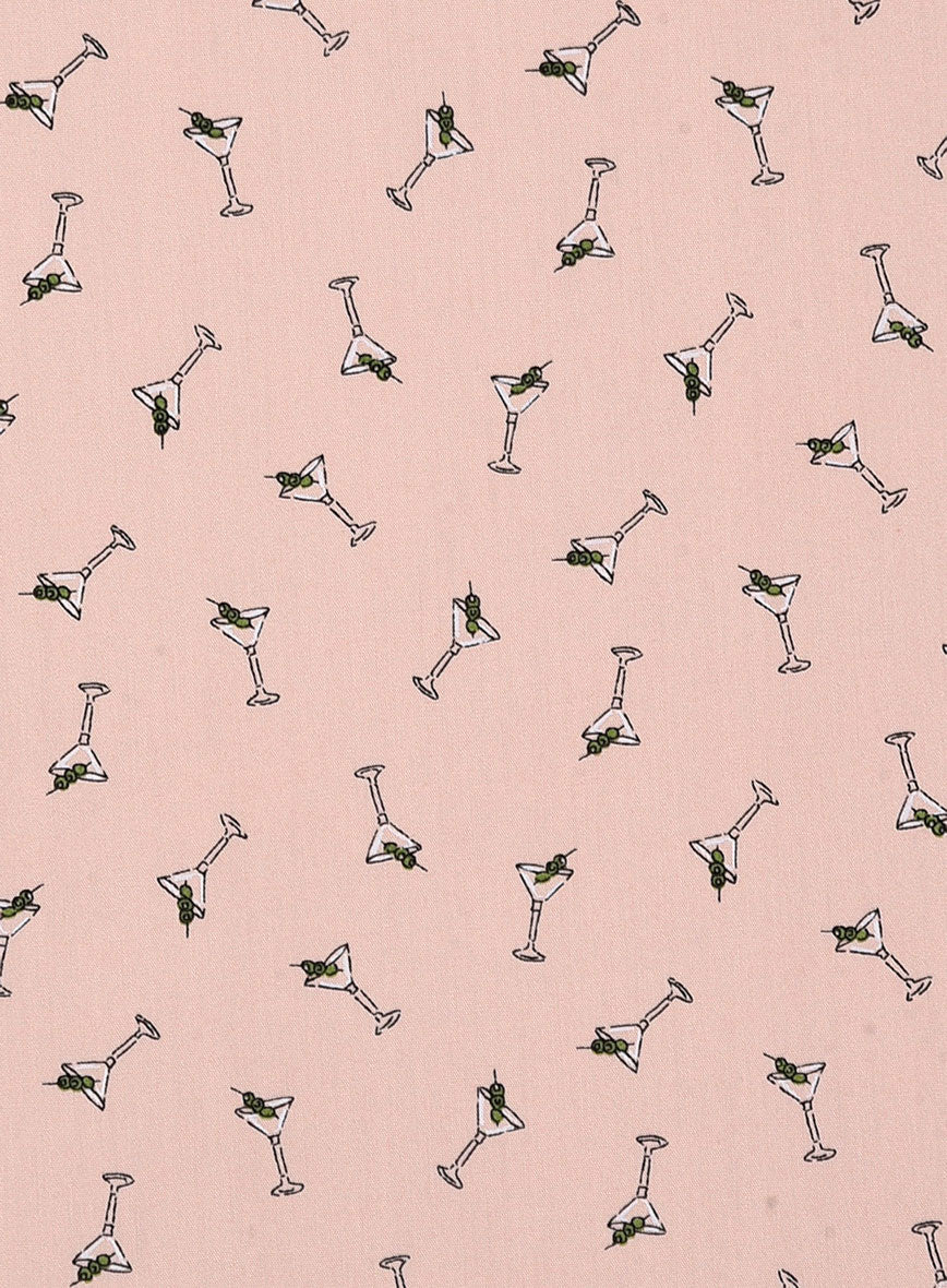 Cocktail Canvas Cotton Lycra Shirt - Image 4