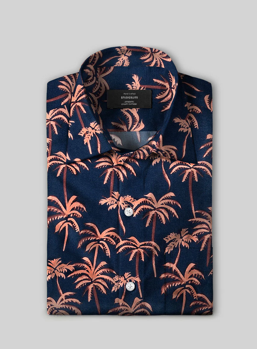 Coconut Dusk Cotton Lycra Shirt