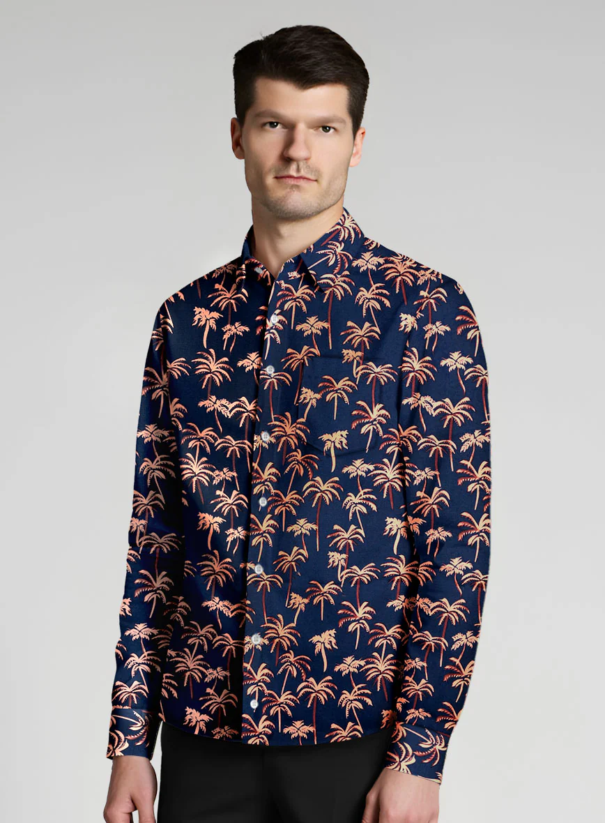 Coconut Dusk Cotton Lycra Shirt - Image 2