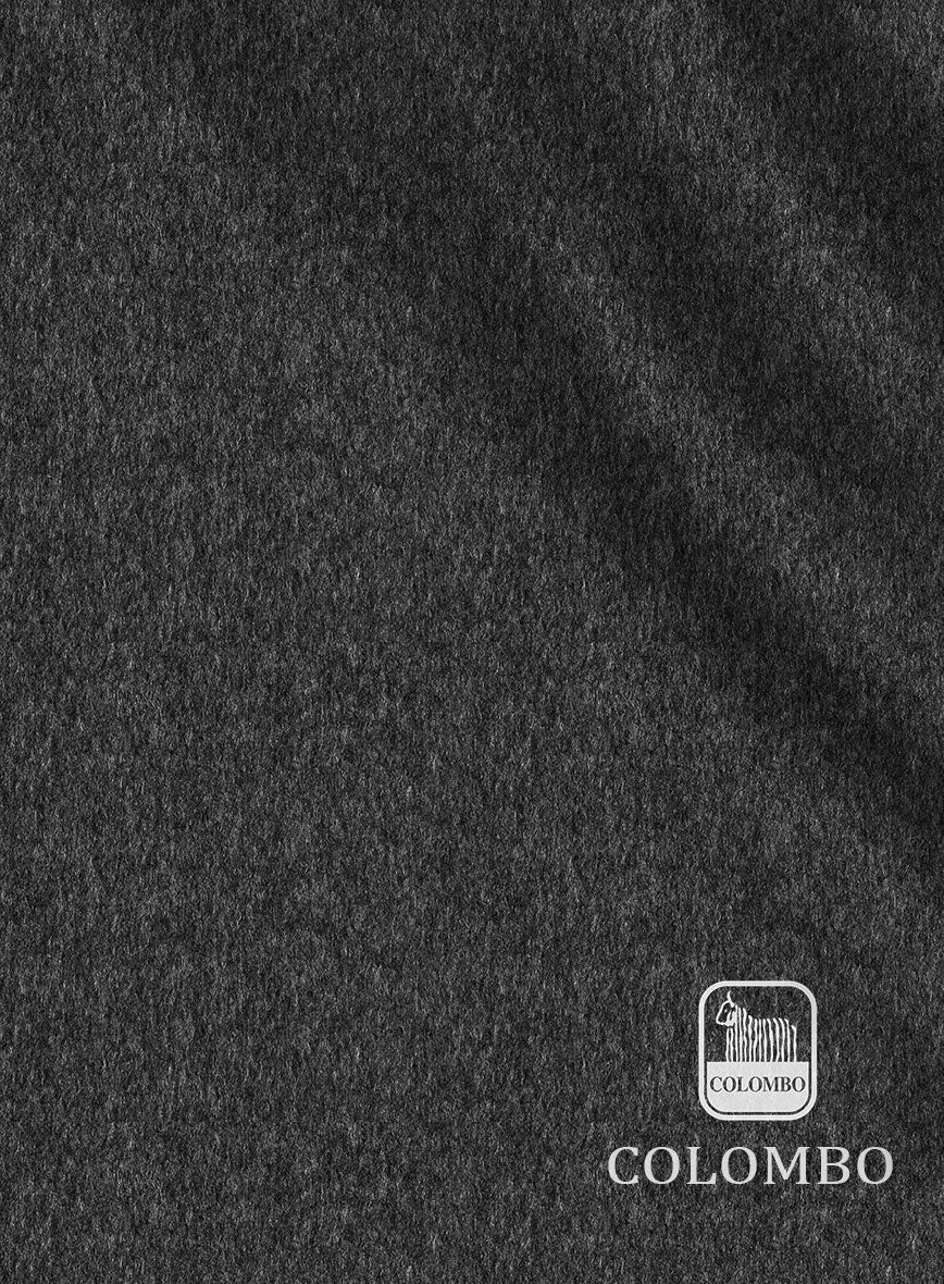 Colombo Dark Gray Cashmere Jacket - Image 3