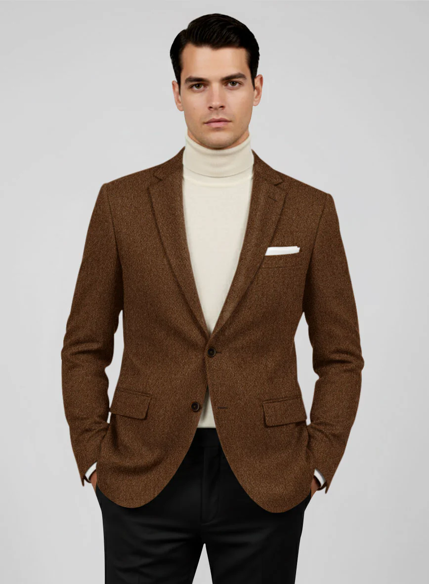 Colombo Royal Brown Cashmere Jacket