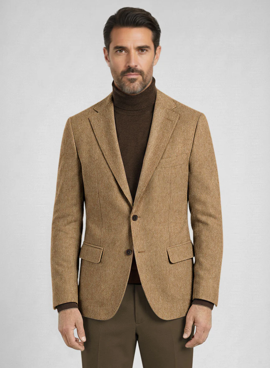 Colombo Tan Cashmere Jacket
