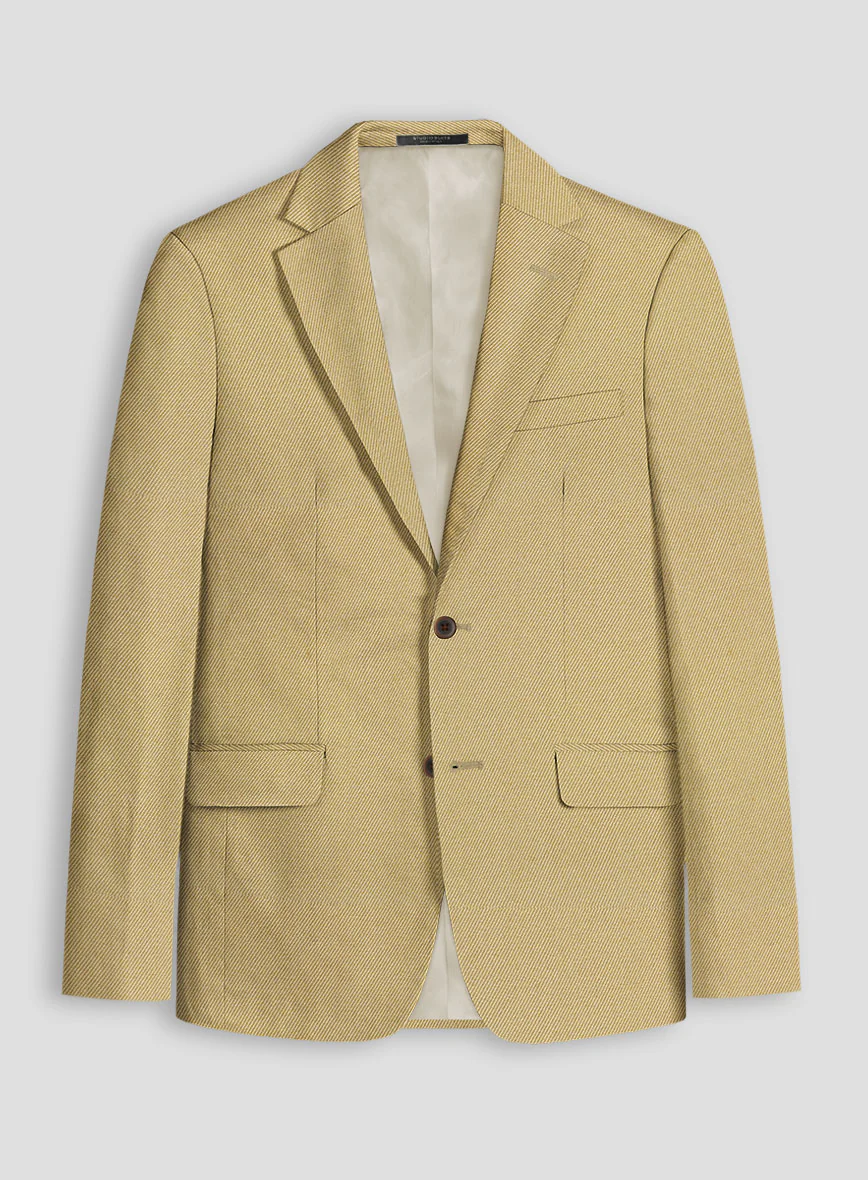 Cotton Drill Khaki Stretch Jacket