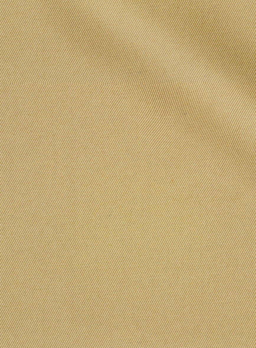 Cotton Drill Khaki Stretch Suit - Image 6