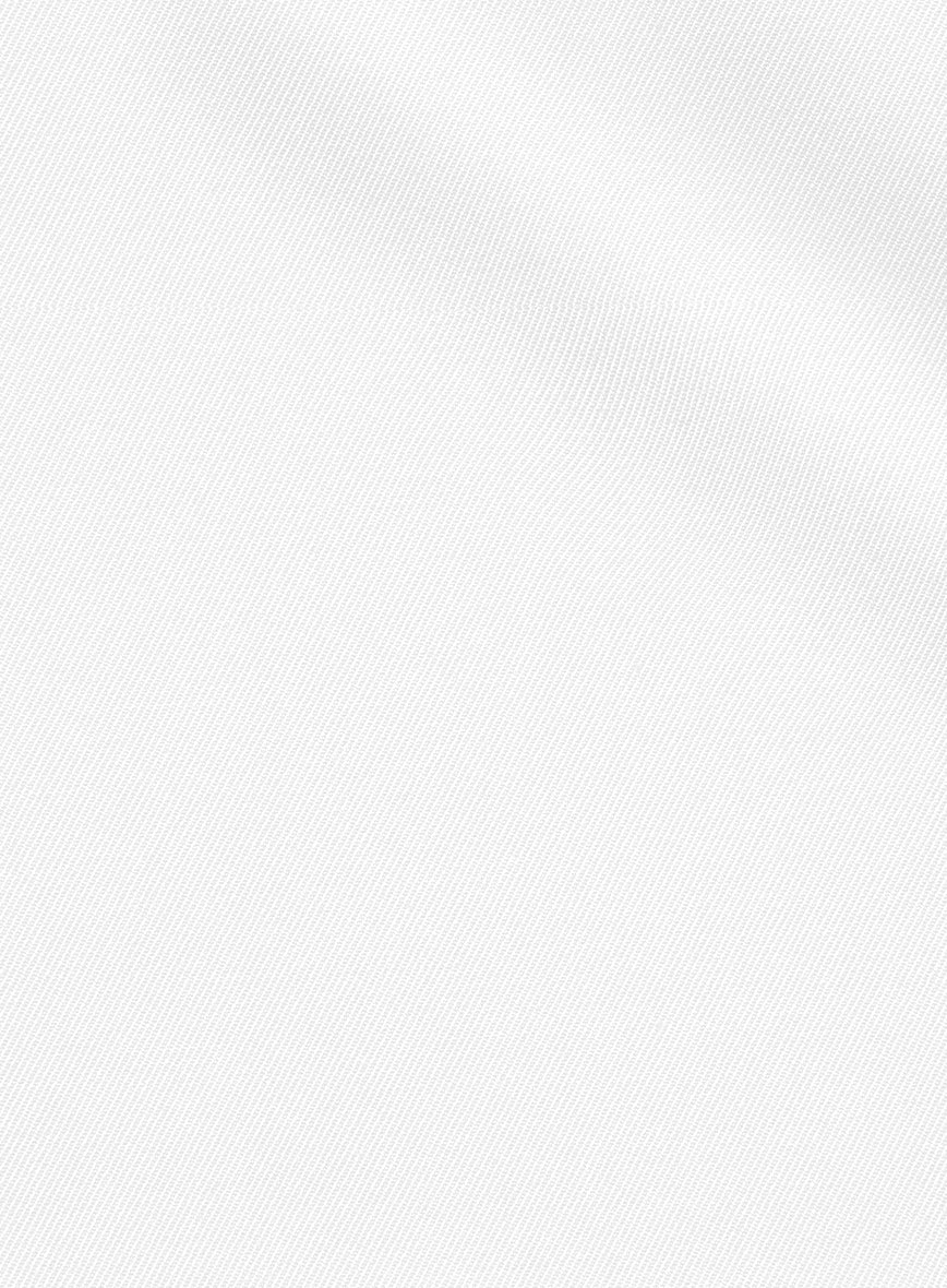 Cotton Drill White Stretch Pants - Image 3