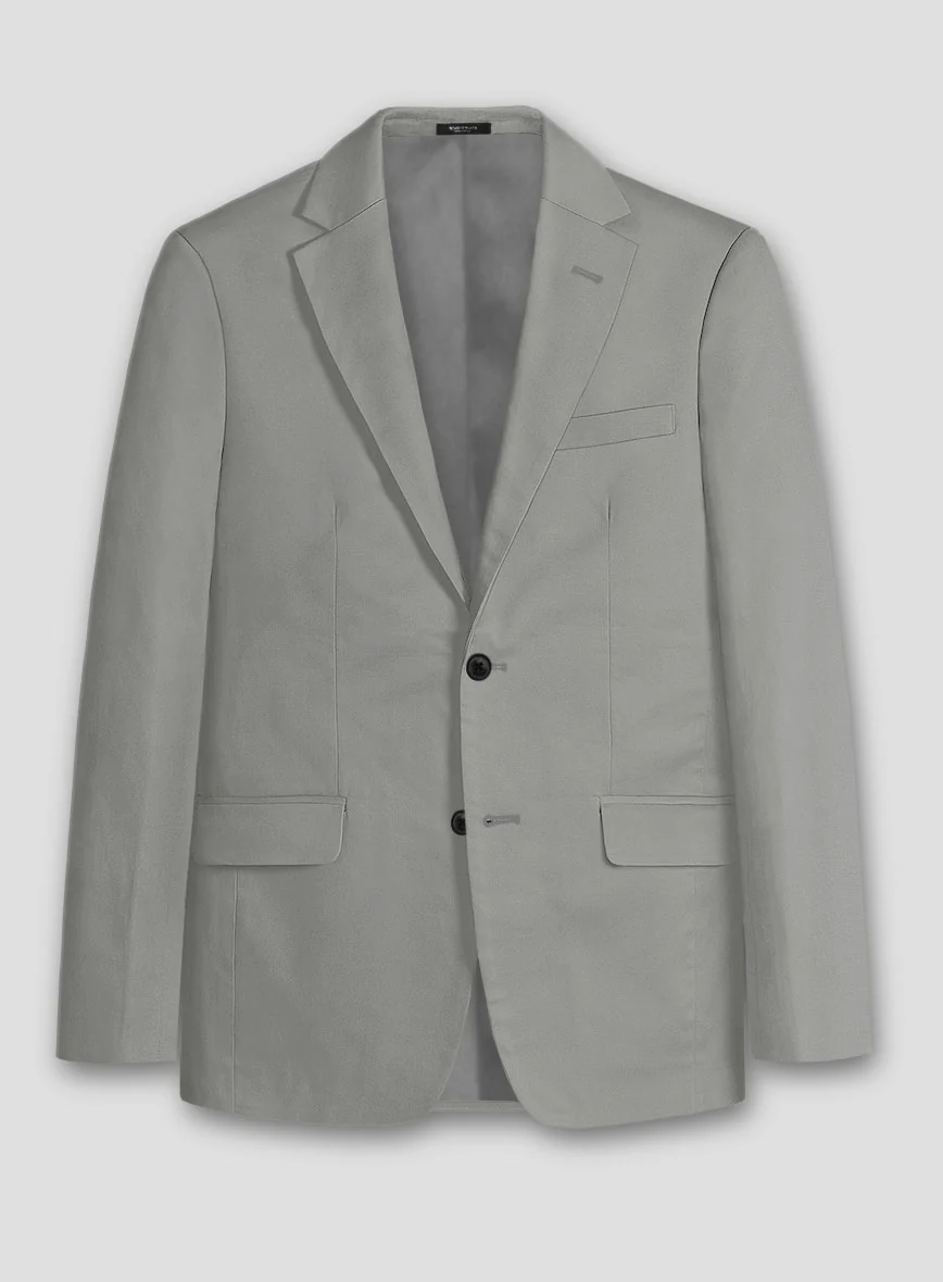 Dark Gray Stretch Chino Jacket