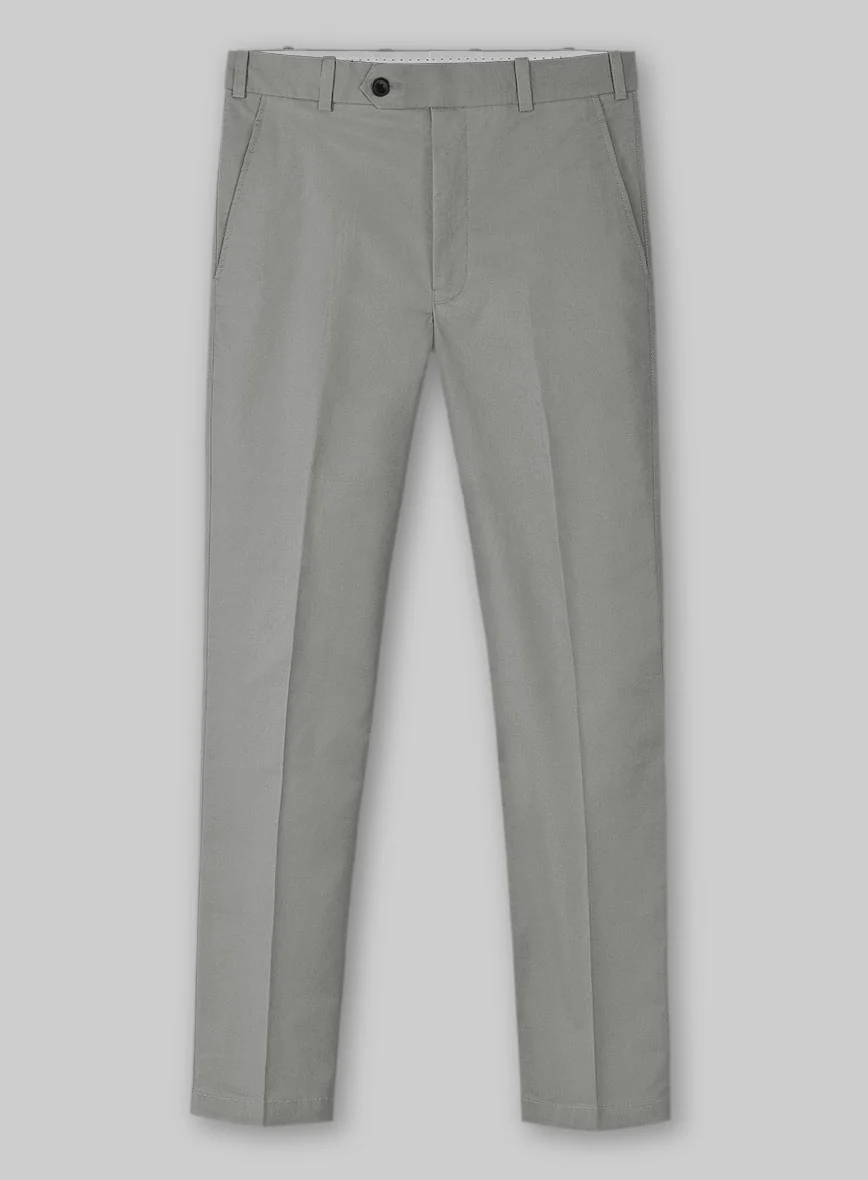 Dark Gray Stretch Chino Pants - Image 2