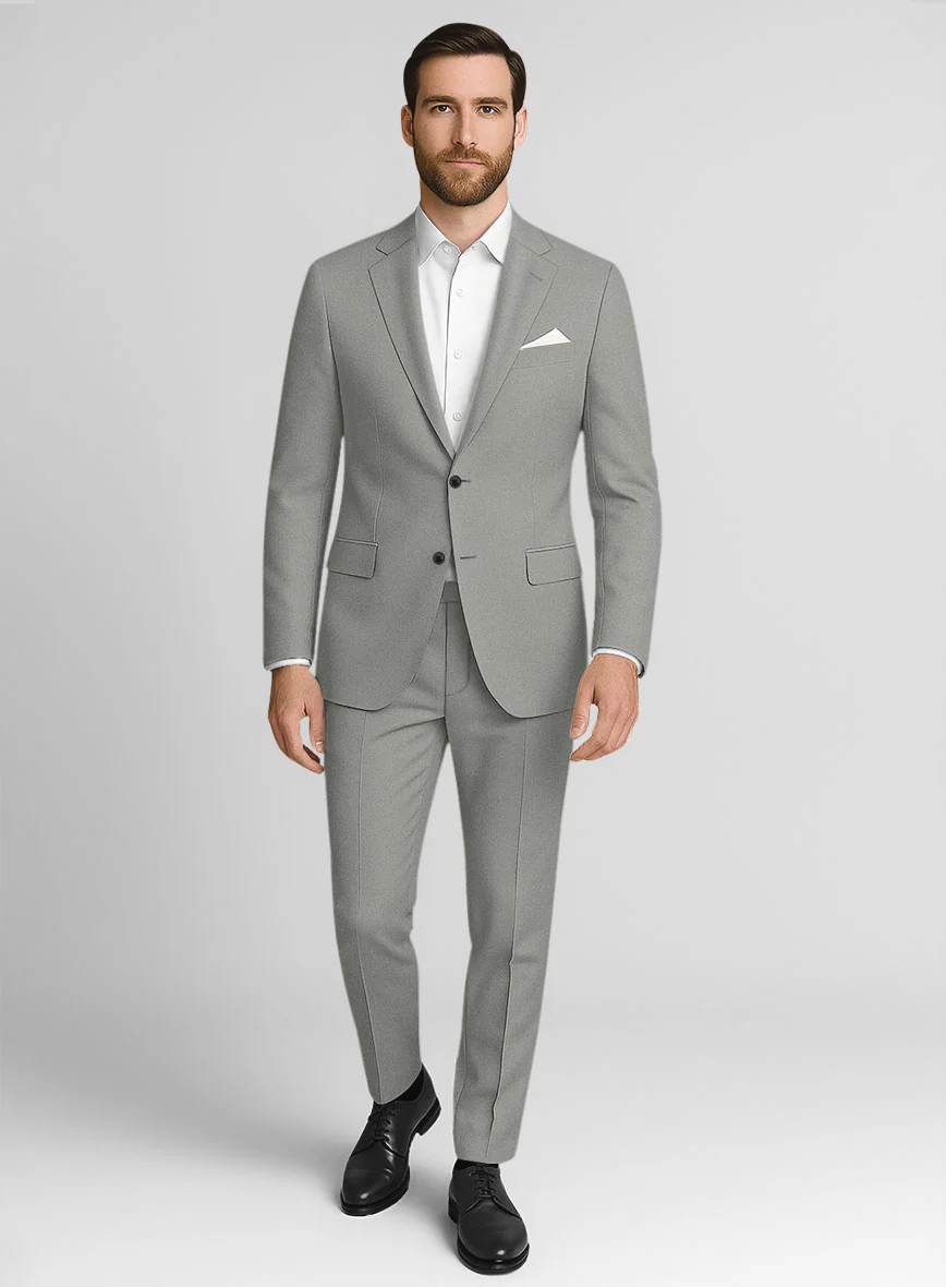 Dark Gray Stretch Chino Suit