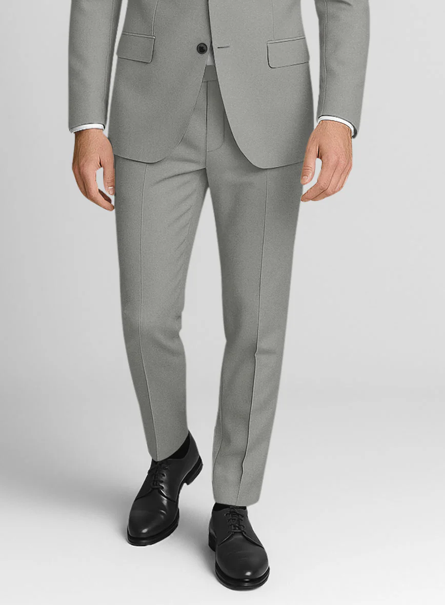 Dark Gray Stretch Chino Suit - Image 5