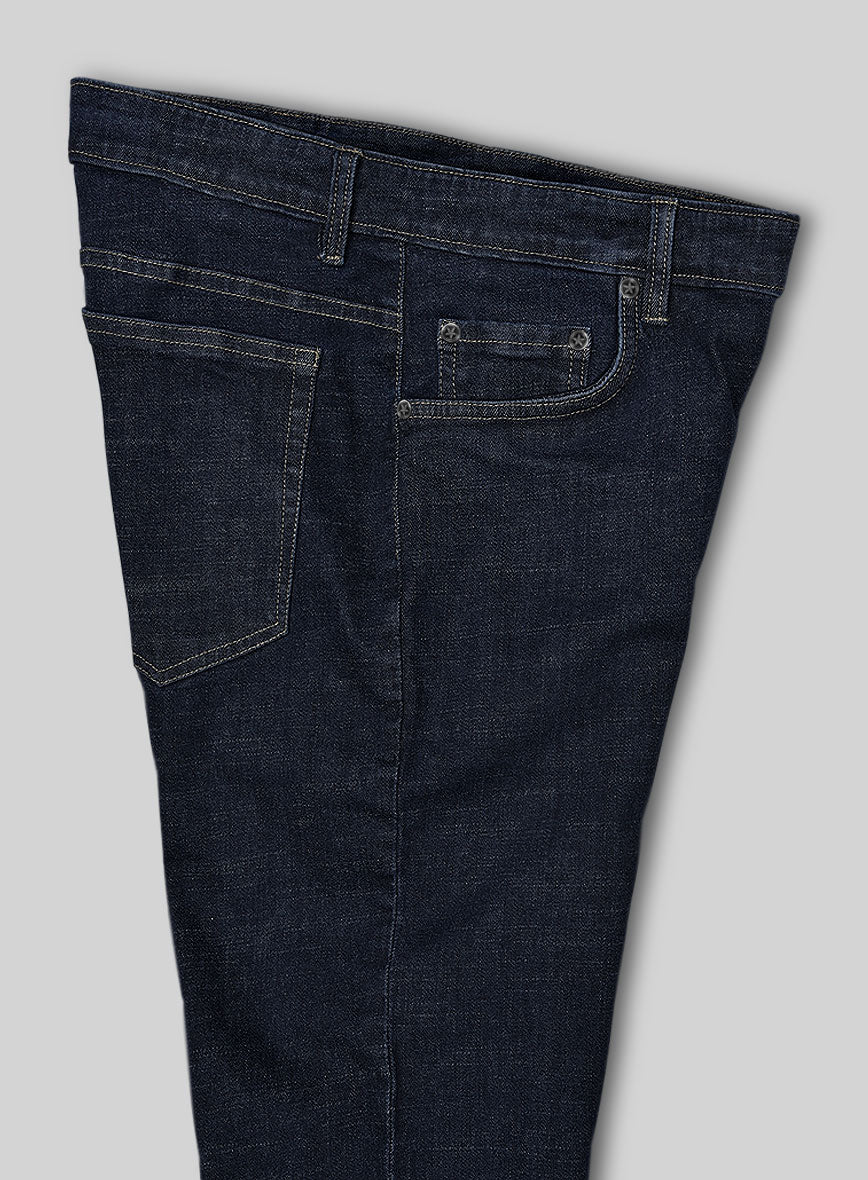 Dark Indigo Stretch Denim Jeans - Image 6