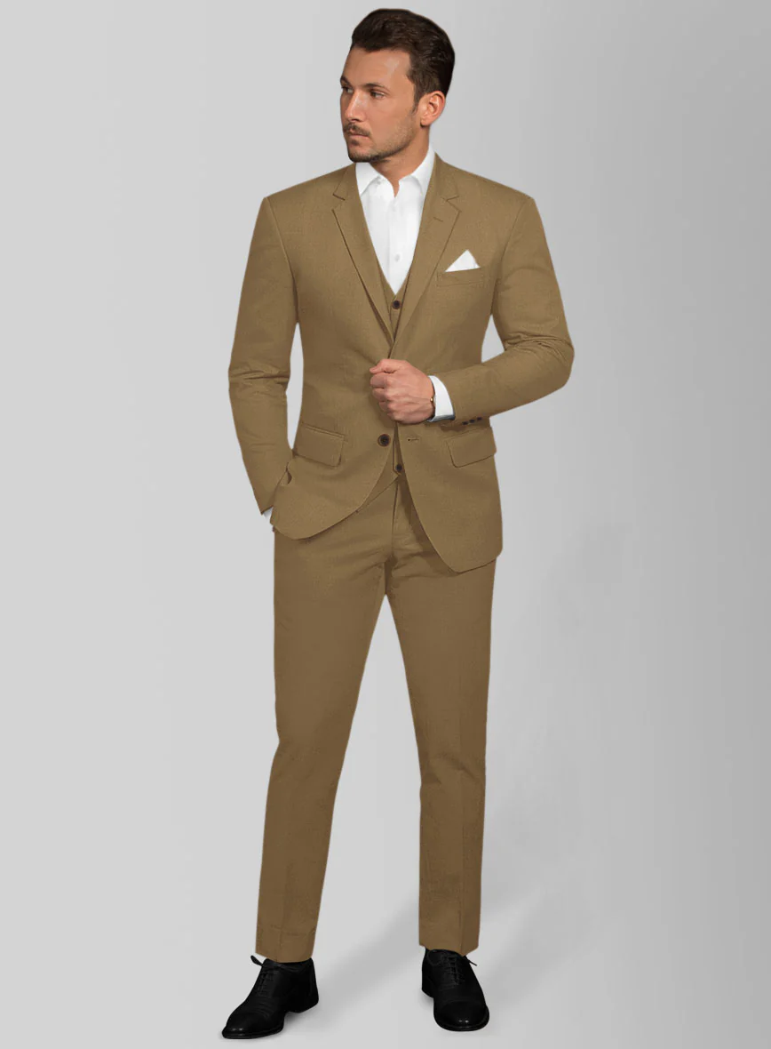 Dark Khaki Chino Suit - Image 2