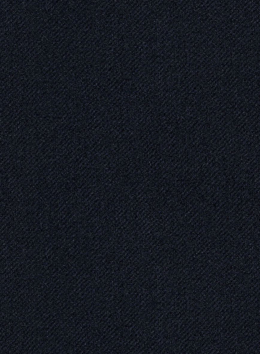 Deep Blue Heavy Tweed Jacket - Image 5