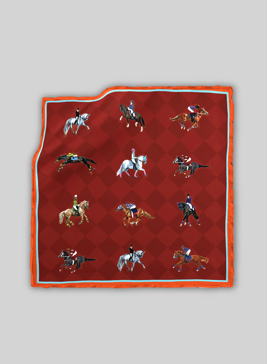Derby Royale Silk Pocket Square