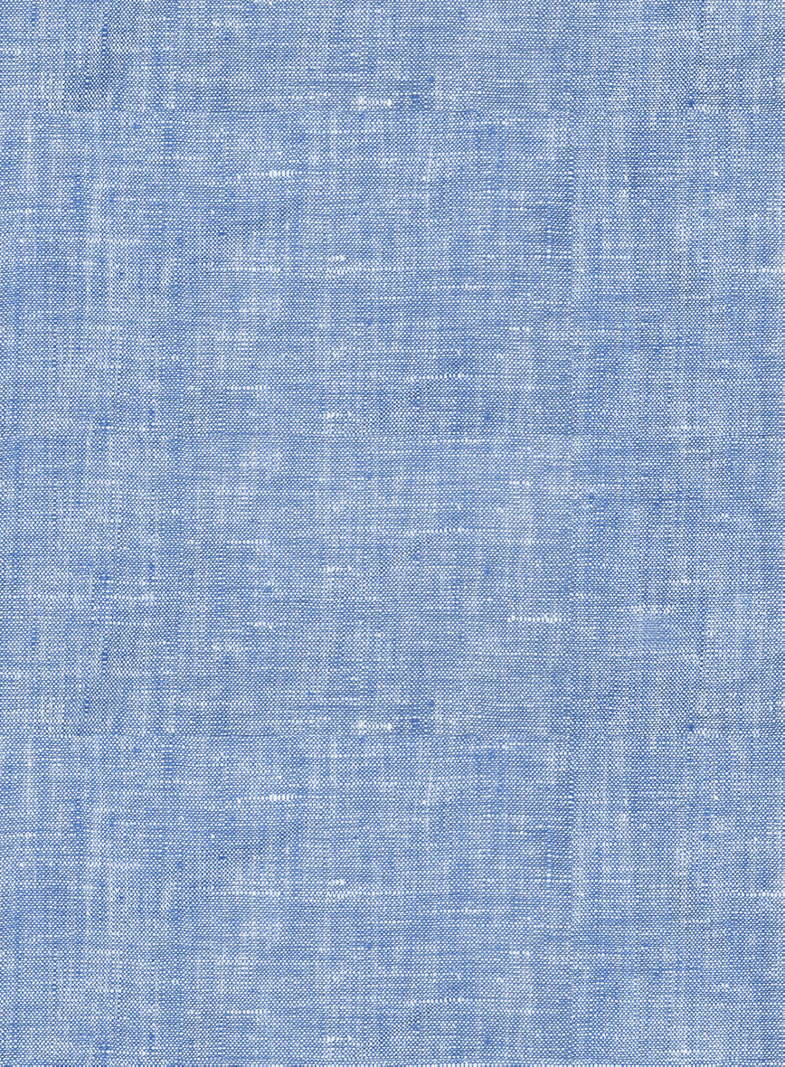 Desert Blue Linen Shorts - Image 6