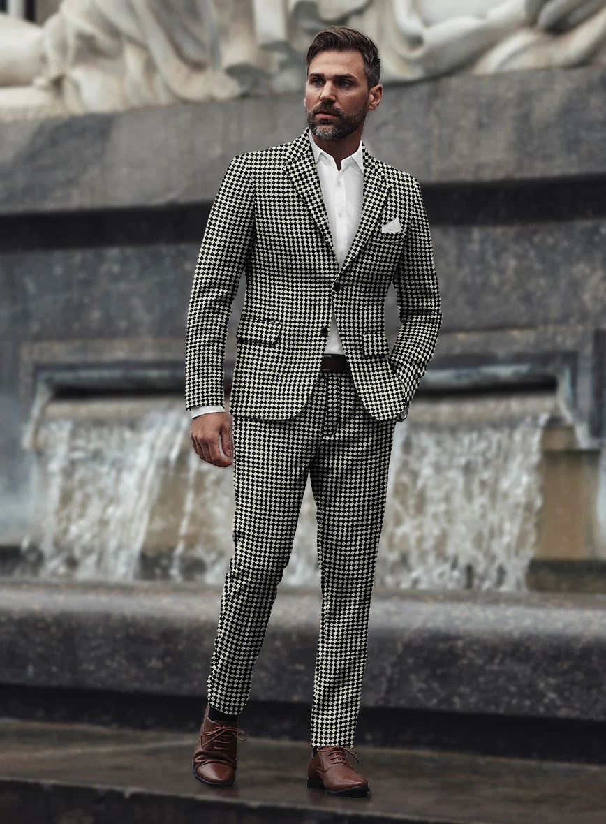 Diamond Noir Tweed Suit - Image 2