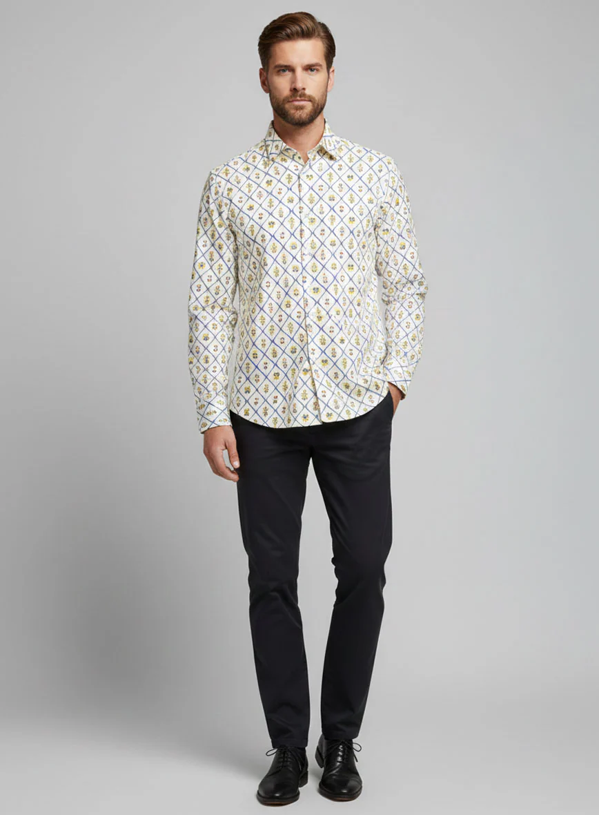 Diamond Orchard Cotton Lycra Shirt - Image 4