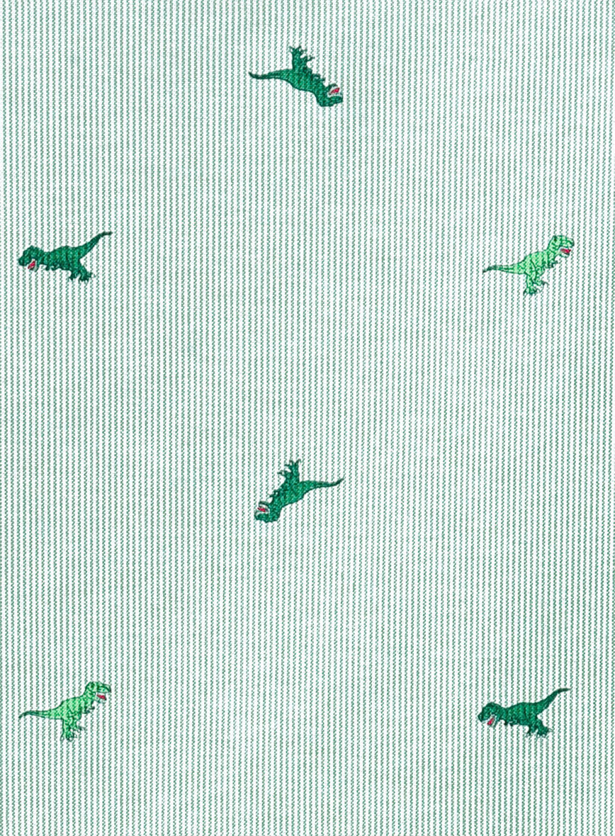 Dino Stripe Cotton Lycra Shirt - Image 4