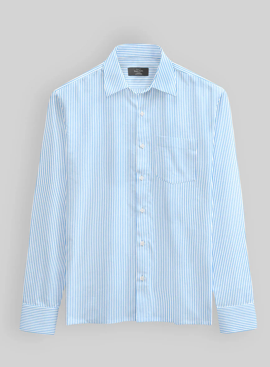 Dockside Stripe Cotton Shirt - Image 3