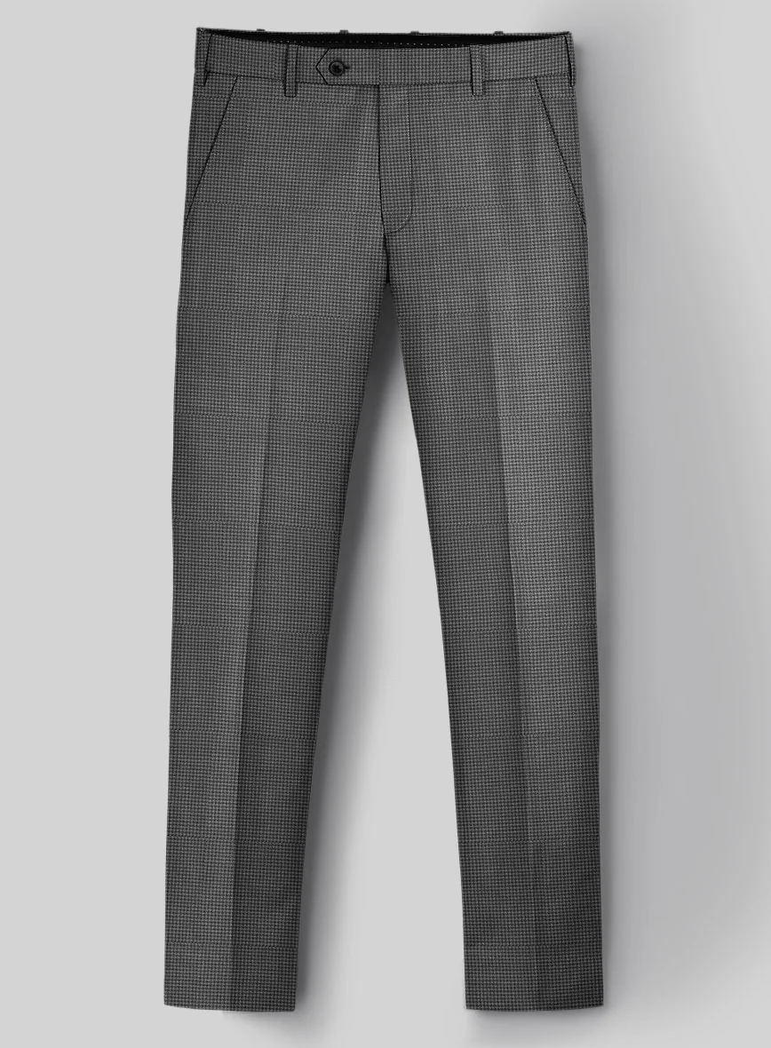 Dogtooth Wool Gray Suit - Image 5