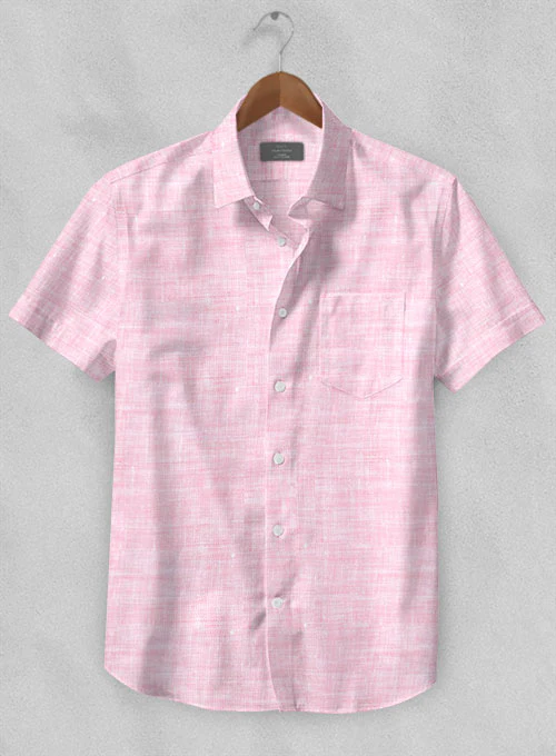 Dublin Pink Linen Shirt