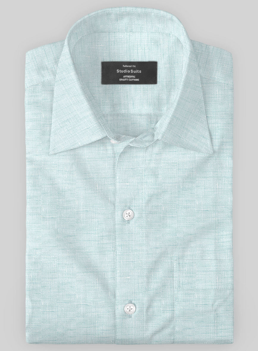 Dublin Sky Blue Linen Shirt
