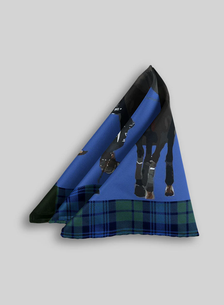 Dunleigh Polo Silk Pocket Square - Image 2