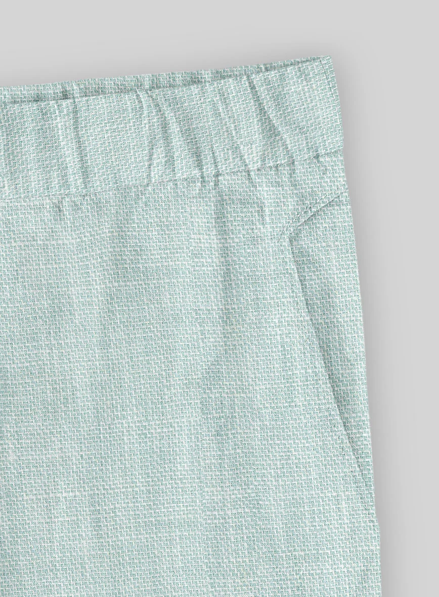 Easy Pants Italian Linen Mint Green - Image 4