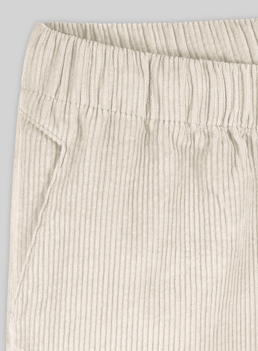 Easy Pants Ivory Corduroy - Image 4
