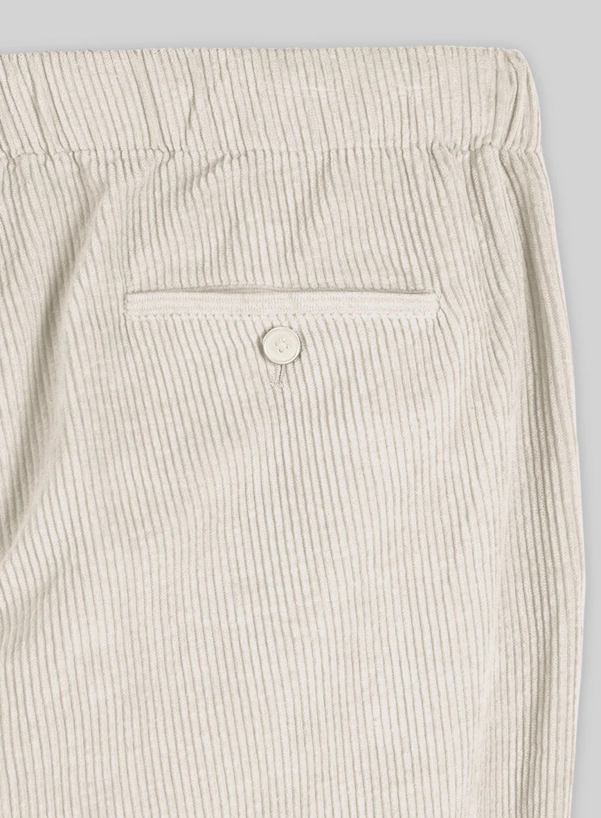 Easy Pants Ivory Corduroy - Image 5