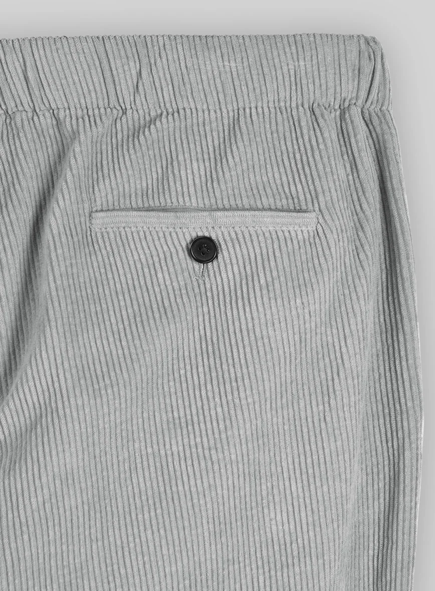 Easy Pants Light Gray Corduroy - Image 6